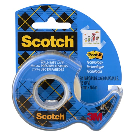 12 Pack: Scotch&#xAE; Wall-Safe Tape